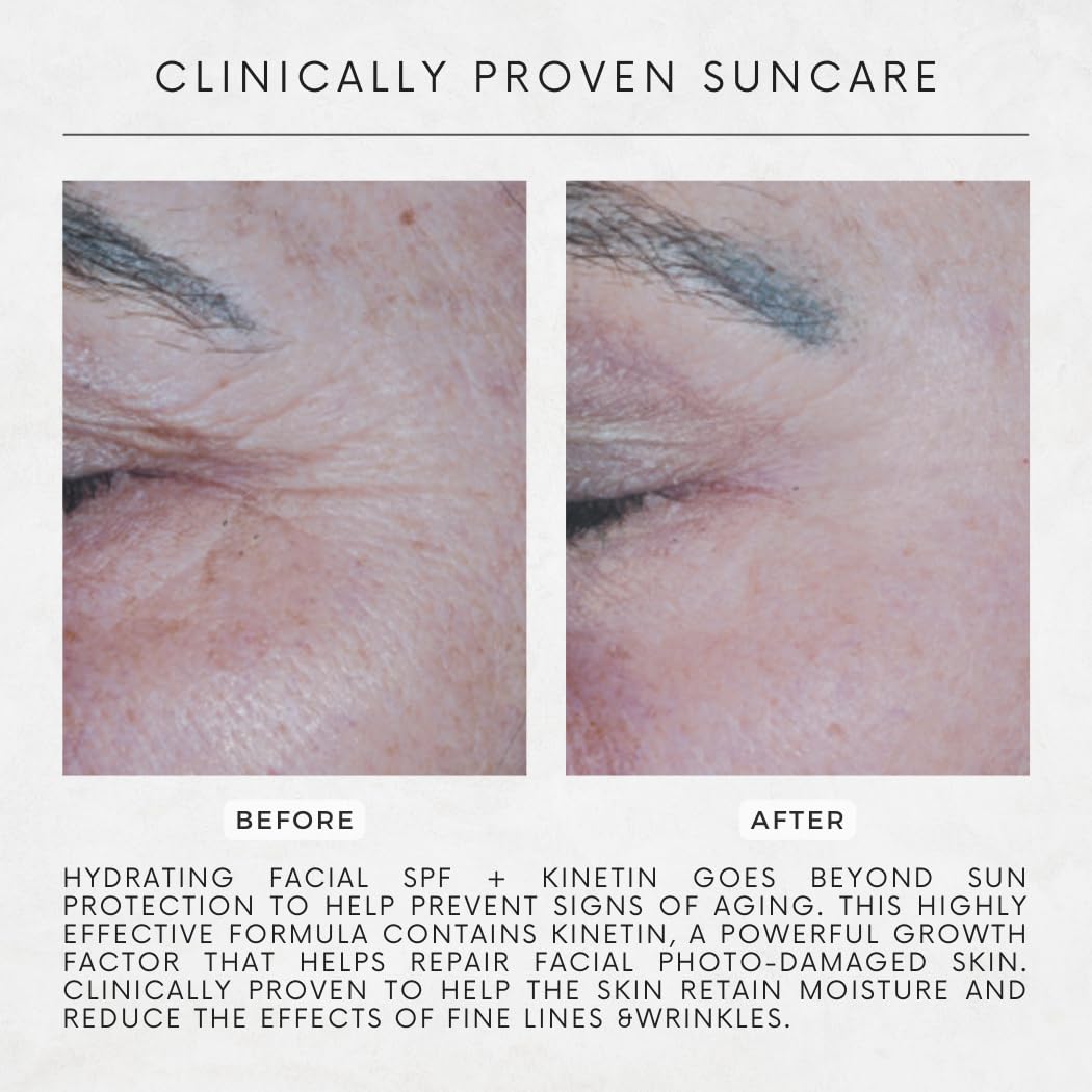 Sonrei Sea Clearly Hydrating Facial SPF 35 + Anti-aging Growth Factor Clear Sunscreen Gel & Primer | Broad Spectrum UV Protection | Water Resistant and Vegan | Non-greasy (1-Pack)