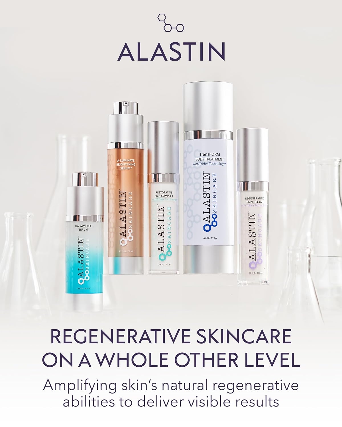 ALASTIN Skincare Hyaluronic Acid HA IMMERSE Moisturizing Face Serum (1 oz) | Restorative Serum Combats Dry, Dehydrated Skin | For Radiant, Glowing Skin
